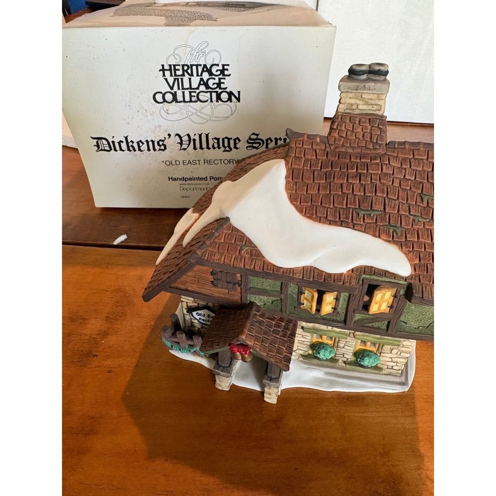 Department 56 Dickens Village Old East Rectory OS House‎ Multicolor Porcelain